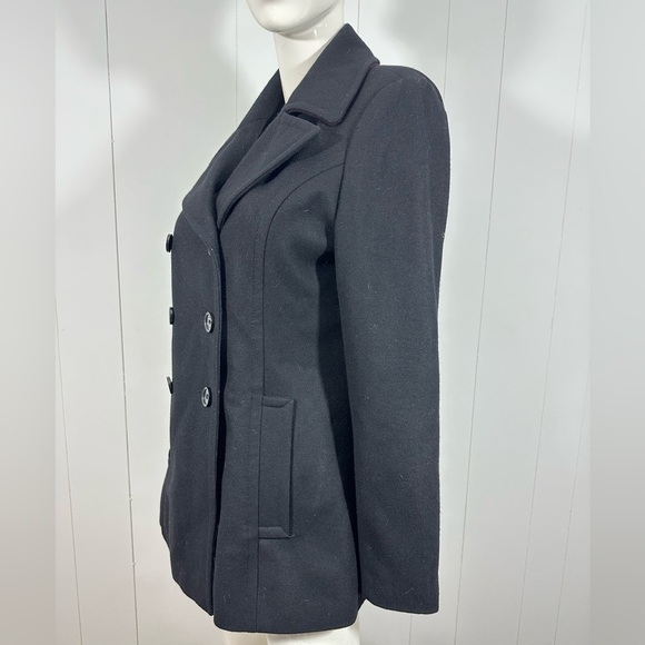 Tommy Hilfiger Women’s Wool Blend Peacoat Double Breasted Jacket Size M - Picture 3 of 11
